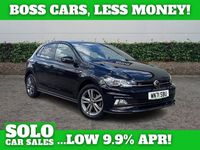 Used VW Polo R-line 110 HP (80 kW) 2021 Black Hatchback