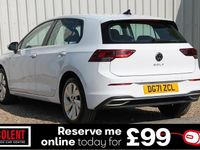 Used VW Golf VIII Style 128 HP (94 kW) 2021 White Hatchback