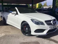 Usado Mercedes E350 AMG line 2016 Blanco Descapotable