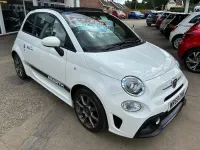 Used Abarth 595C 145 HP (106 kW) 2019 White Cabriolet