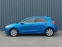 Used Kia Rio 118 HP (86 kW) 2021 Blue Hatchback