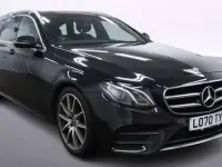 Used Mercedes E200 AMG line 184 HP (135 kW) 2020 Black Estate