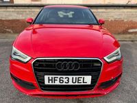 Used Audi A3 S-Line 105 HP (77 kW) 2013 Red Hatchback