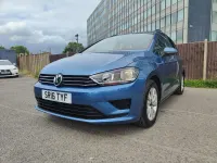 Used VW Golf Sportsvan SE 125 HP (91 kW) 2016 Blue MPV