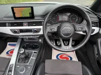 Used Audi A5 Cabriolet S-Line 190 HP (139 kW) 2018 White Cabriolet
