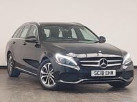 Used Mercedes C200 184 HP (135 kW) 2018 Black Estate
