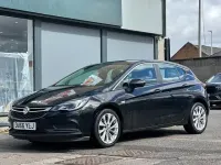 Used Vauxhall Astra Design Edition 110 HP (80 kW) 2016 Black Hatchback