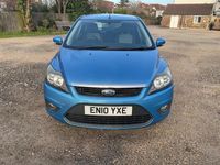 Used Ford Focus Zetec 2010 Blue Hatchback