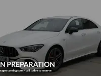 Used Mercedes CLA45 AMG AMG 421 HP (309 kW) 2021 White Coupe