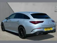 Used Mercedes CLA220 AMG Line Premium Plus 190 HP (139 kW) 2025 Metallic paint hightech silver Estate