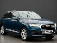 Used Audi Q7 S-Line 286 HP (210 kW) 2019 Blue SUV