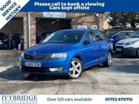 Used Skoda Rapid SE 110 HP (80 kW) 2015 Blue Hatchback