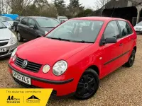 Used VW Polo S 75 HP (55 kW) 2003 Red Hatchback