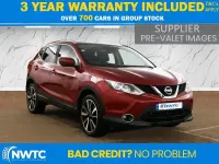 Used Nissan Qashqai Tekna 115 HP (84 kW) 2015 Red SUV