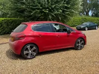 Used Peugeot 208 GT-line 108 HP (79 kW) 2018 Red Hatchback