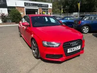 Used Audi A4 Black Edition 177 HP (130 kW) 2014 Red Sedan