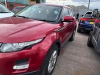 Begagnad Land Rover Range Rover evoque Pure 2012 Röd SUV