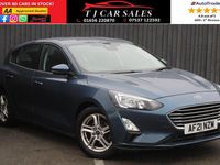 Used Ford Focus Zetec 125 HP (91 kW) 2021 Blue Hatchback