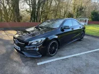 Used Mercedes CLA200 AMG line 156 HP (114 kW) 2019 Black Sedan