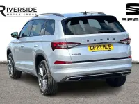 Used Skoda Kodiaq SportLine 150 HP (110 kW) 2023 Silver SUV