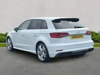 Used Audi A3 S-Line 116 HP (85 kW) 2018 White Sedan