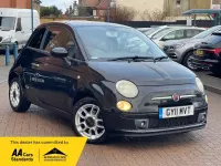 Used Fiat 500 S 69 HP (50 kW) 2011 Black Hatchback