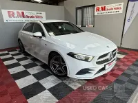 Used Mercedes A220 AMG line 190 HP (139 kW) 2019 White Hatchback