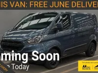 Used Ford Transit Custom 170 HP (125 kW) 2022 Blue Van