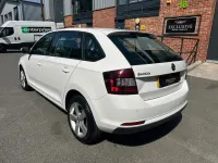 Used Skoda Rapid SE 95 HP (69 kW) 2018 White Hatchback