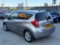 Używany Nissan Note Acenta 80 KM (58 kW) 2016 Srebrny Hatchback