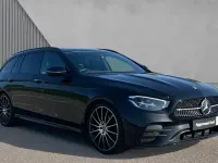 Used Mercedes E200 AMG line 200 HP (147 kW) 2023 Obsidian black metallic