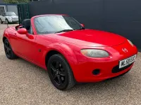 Used Mazda MX5 126 HP (92 kW) 2008 Red Cabriolet