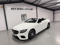 Used Mercedes E400 AMG line 340 HP (250 kW) 2019 White Cabriolet