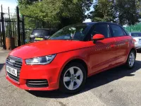 Used Audi A1 Sportback Design 95 HP (69 kW) 2015 Red Hatchback