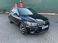 Used VW Tiguan R-line 150 HP (110 kW) 2020 Black SUV