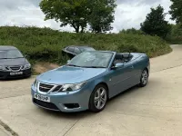 Used Saab 9-3 Cabriolet Aero 2008 Blue Cabriolet