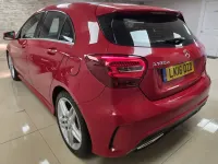 Begagnad Mercedes A180 AMG line 2016 Röd Halvkombi