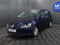 Used VW Sharan S 150 HP (110 kW) 2019 Blue MPV