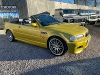 Used BMW M3 Impressive 343 HP (252 kW) 2002 Yellow Cabriolet