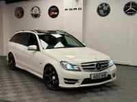 Begagnad Mercedes C250 2012 Vit Kombi