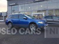Used Skoda Octavia Scout 4x4 2015 Blue Hatchback
