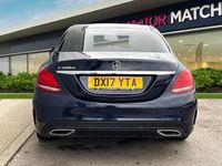 Used Mercedes C200 AMG line 136 HP (100 kW) 2017 Blue Sedan