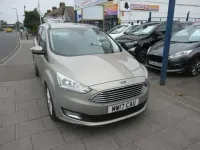 Used Ford Grand C-Max Titanium 125 HP (91 kW) 2017 Silver MPV