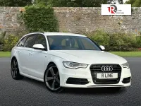 Used Audi A6 Black Edition 177 HP (130 kW) 2013 White Estate