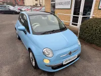 Used Fiat 500 Lounge 69 HP (50 kW) 2013 Blue Hatchback
