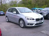 Begagnad BMW 218 Luxury Line 2015 Silver Halvkombi