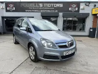 Used Vauxhall Zafira Club 105 HP (77 kW) 2007 Silver MPV