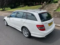 Used Mercedes C220 2011 White Estate