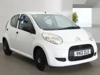 Begagnad Citroën C1 2012 Vit Halvkombi