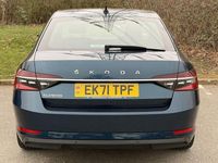 Used Skoda Superb SE L 190 HP (139 kW) 2021 Blue Hatchback